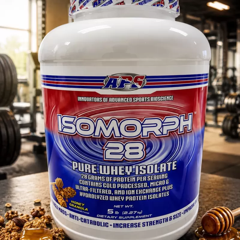 APS ISOMORPH 28 HONEY GRANOLA 5 LB / 66 SERVIDAS