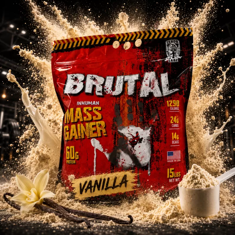 BRUTAL MASS GAINER VAINILLA 15 LB