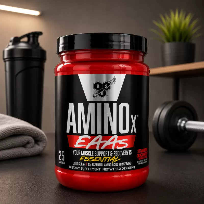 BSN AMINO X EAAS MUSCLE STRAWBERRY 25 SERVIDAS