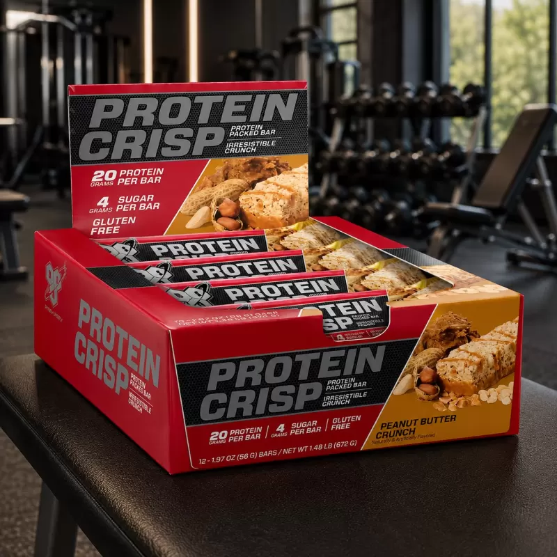 BSN PROTEIN CRISP PEANUT BUTTER CRUNCH 55G