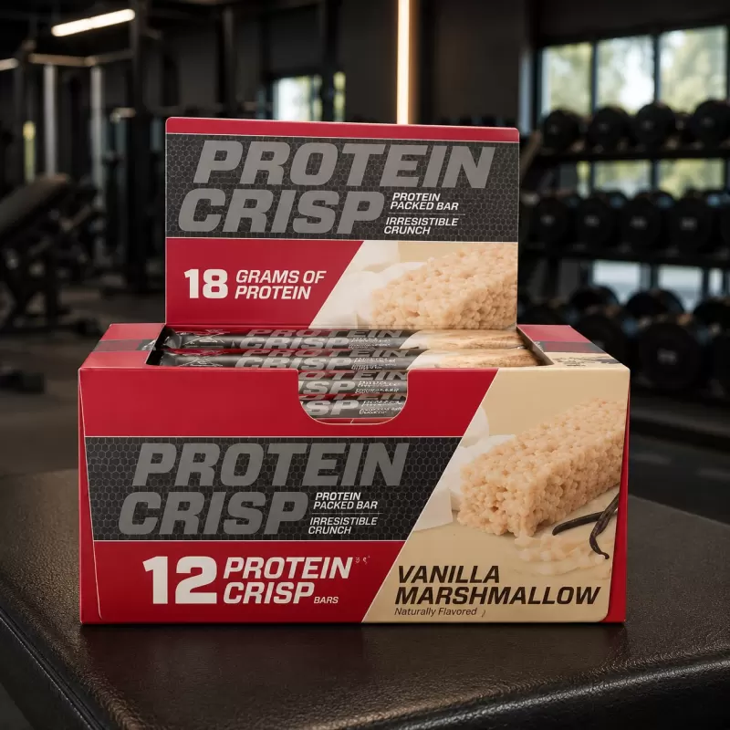 BSN PROTEIN CRISP VAINILLA MARSHMALLOW 55G