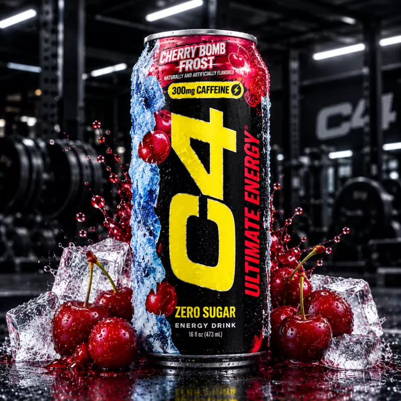 C4 ENERGY DRINK CHERRY BOMB FROST 473ML