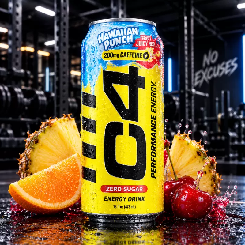C4 ENERGY DRINK HAWAIIAN PUNCH 473ML