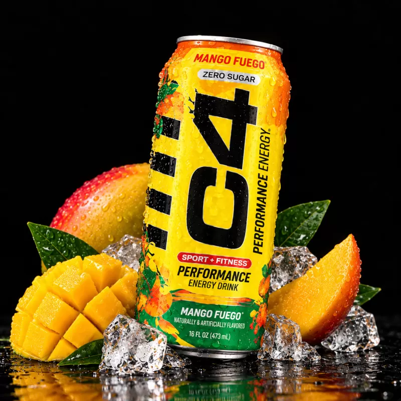 C4 ENERGY DRINK MANGO FUEGO 473ML