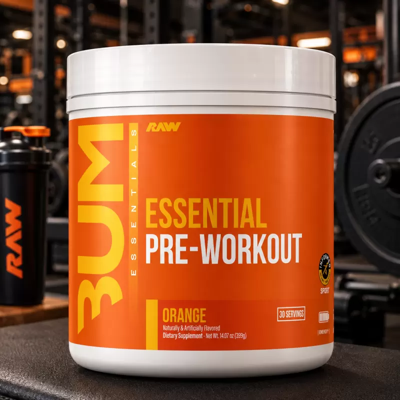CBUM X RAW ESSENTIAL PRE-WORKOUT ORANGE 30 SERVIDAS