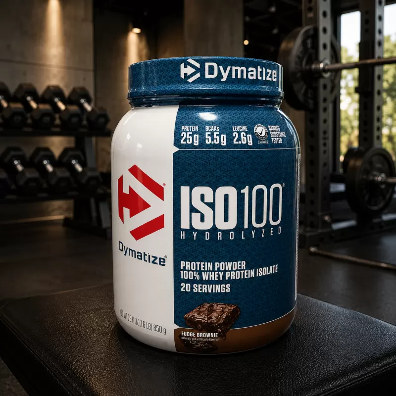 DYMATIZE ISO 100 HIDROLIZED FUDGE BROWNIE 1.45 LB / 20 SERVIDAS
