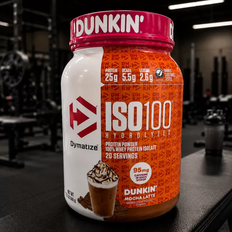 DYMATIZE ISO 100 HYDROLIZED MOCHA LATTE 1.45 LB / 20 SERVIDAS