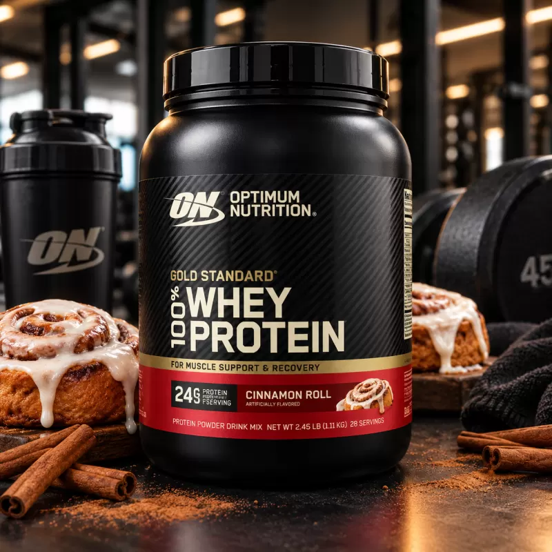 GOLD STANDARD 100 WHEY CINNAMON ROLL 1.5LB/ 22 SERVIDAS