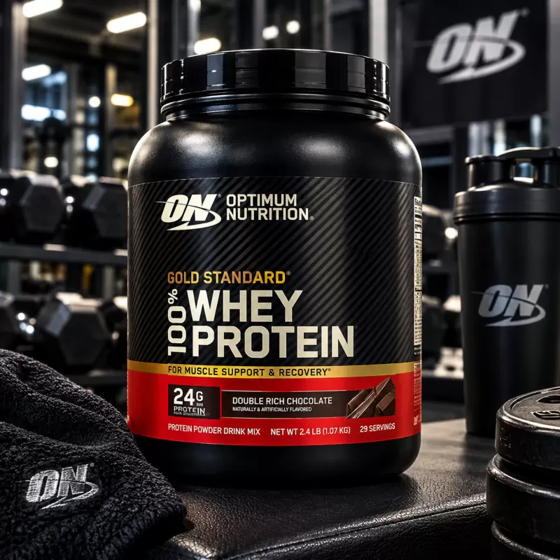 GOLD STANDARD 100 WHEY DOUBLE RICH CHOCOLATE 1.5LB/ 22 SERVIDAS