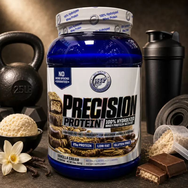 HTP WHEY PROTEIN PRECISION DUBAI CHOCOLATE 2LB / 28 SERVIDAS