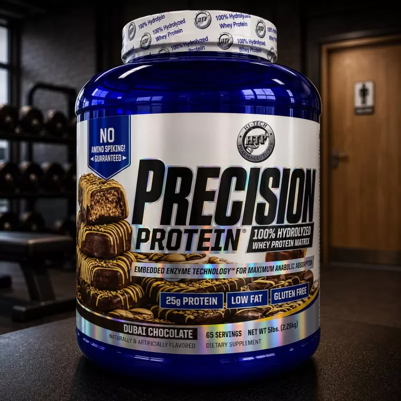 HTP WHEY PROTEIN PRECISION DUBAI CHOCOLATE 5LB / 65 SERVIDAS