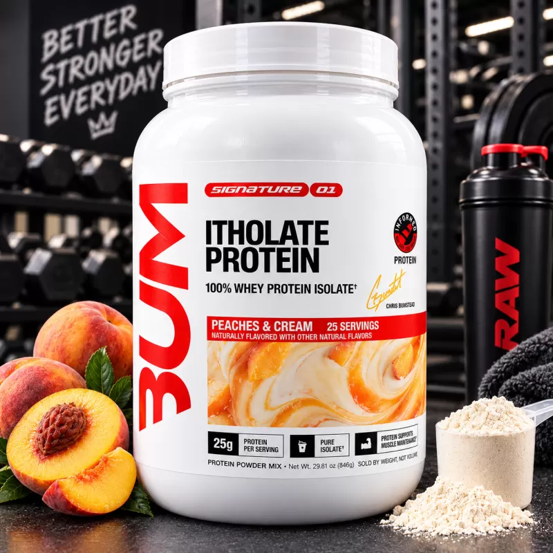 ISO PROTEIN PEACHES & CREAM 1.93LB / 25 SERVIDAS