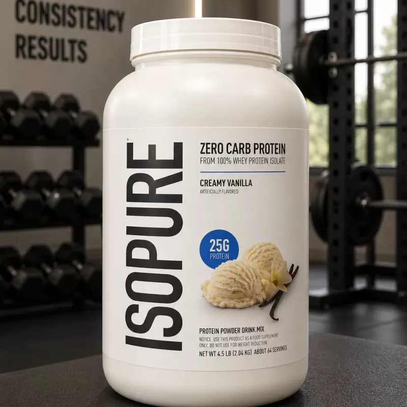 ISOPURE PROTEIN ZERO CARB CREAMY VAINILLA 66 SERVIDAS