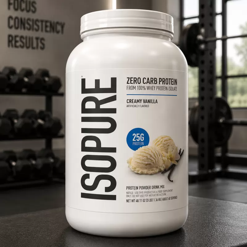 ISOPURE ZERO CARB PROTEIN VAINILLA 44 SERVIDAS