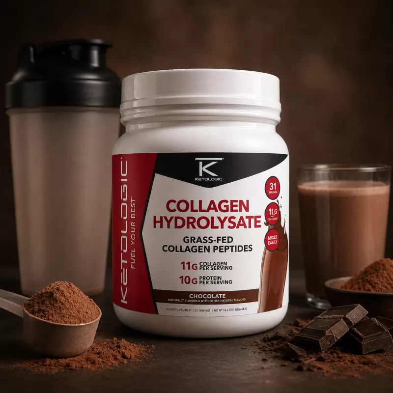 KETOLOGIC COLLAGEN HYDROLYSATE CHOCOLATE 31 SERVIDAS
