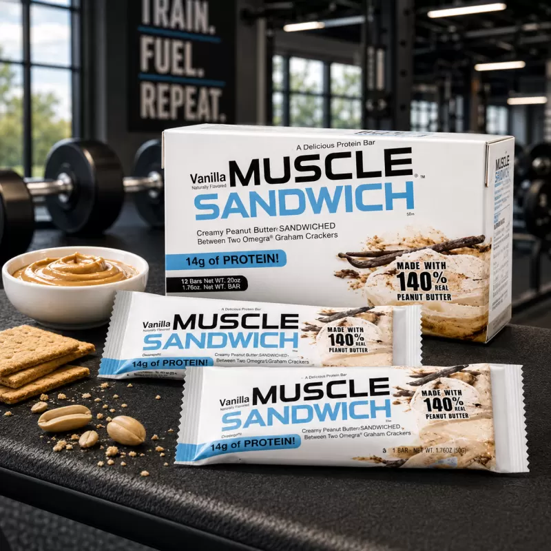 MUSCLE SANDWICH VAINILLA 1 SERVIDA