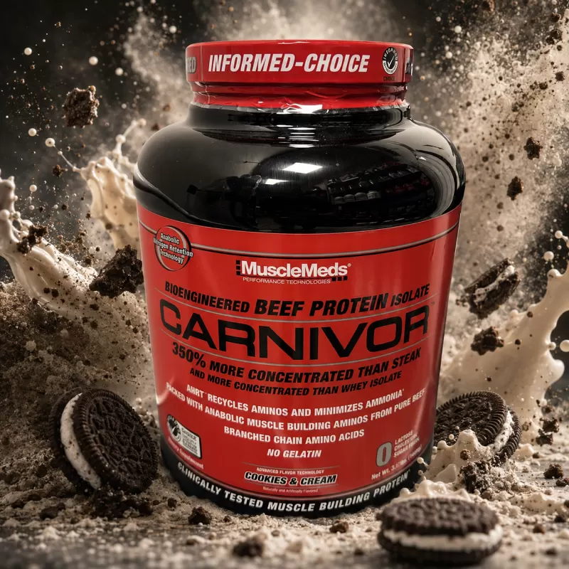 MUSCLEMEDS CARNIVOR ISO PROTEIN COOKIES AND CREAM 3.7 LB
