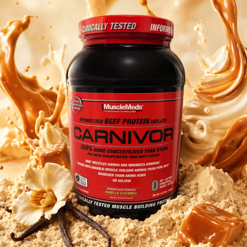 MUSCLEMEDS CARNIVOR ISO PROTEIN VAINILLA CARAMEL 3.9 LB