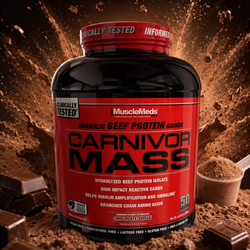MUSCLEMEDS CARNIVOR MASS CHOCOLATE FUDGE 5.83 LB