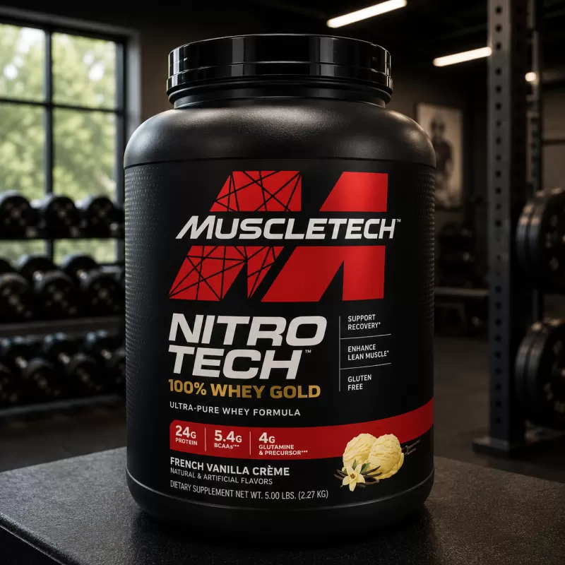 MUSCLETECH NITROTECH WHEY GOLD VAINILLA 5 LB