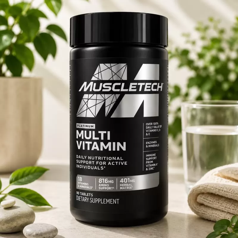 MUSCLETECH PLATINUM MULTIVITAMIN 90 TABLETS / 30 SERVIDAS