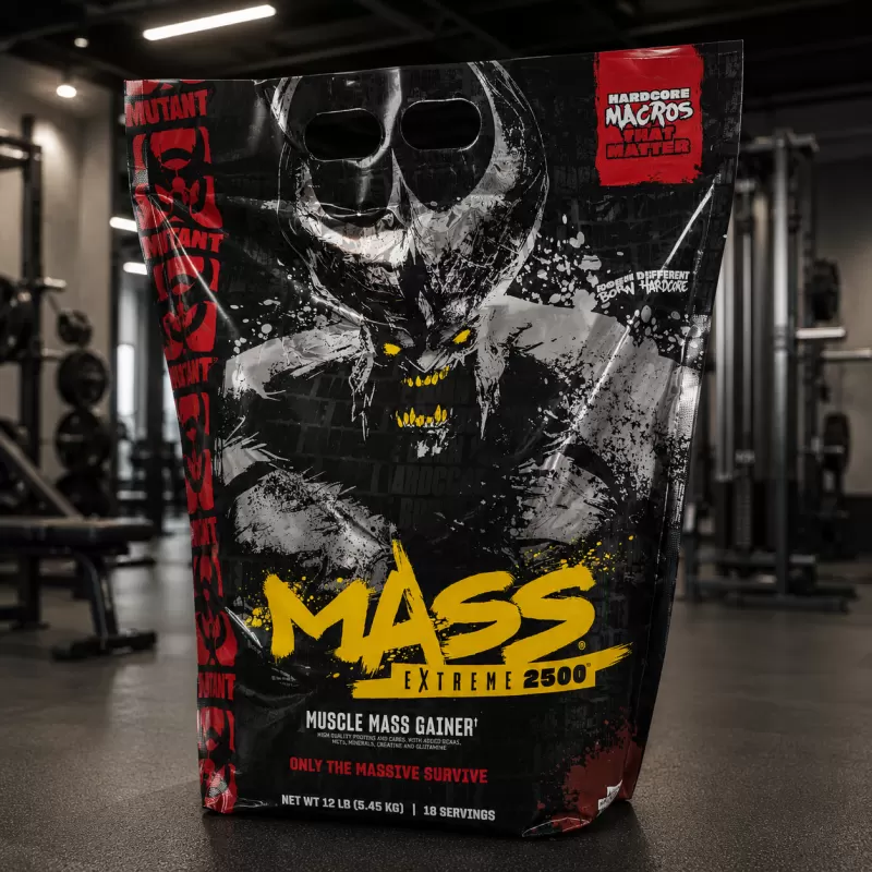 MUTANT MASS EXTREME 2500 TRIPLE CHOCOLATE FLAVOR 12 LB (5.45 KG)