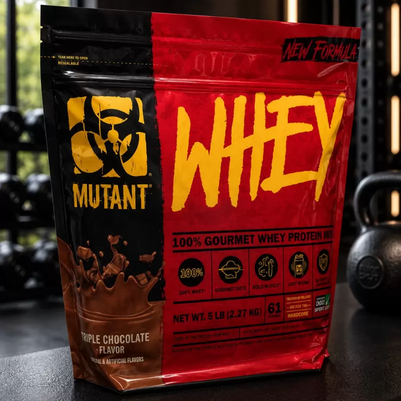MUTANT WHEY TRIPLE CHOCOLATE FLAVOR 5 LB (2.27 KG) / 61 SERVIDAS