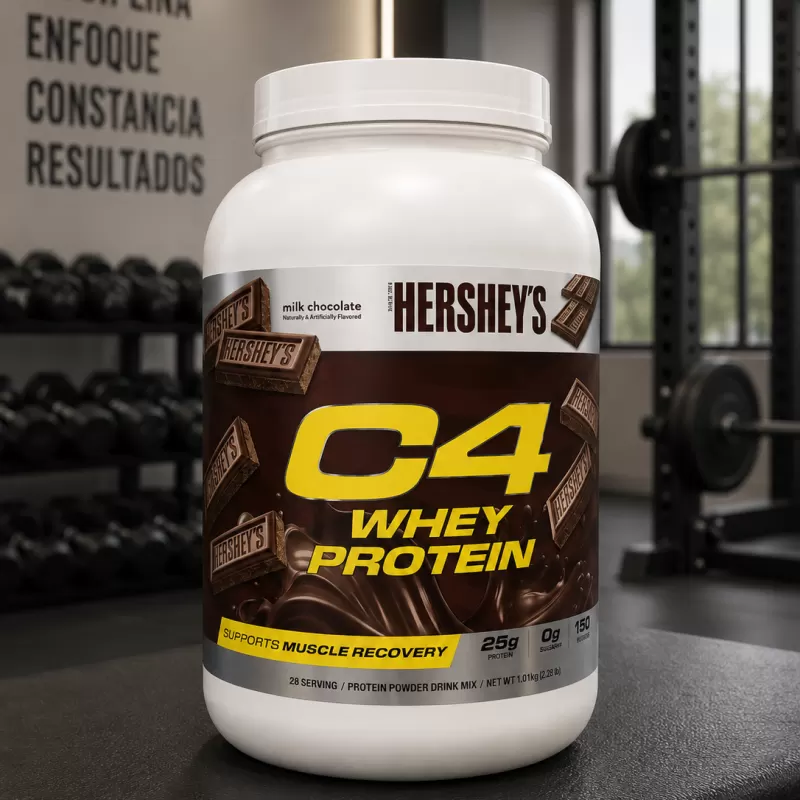 C4 WHEY PROTEIN HERSHEYS 2.22 LB/28 SERVIDAS