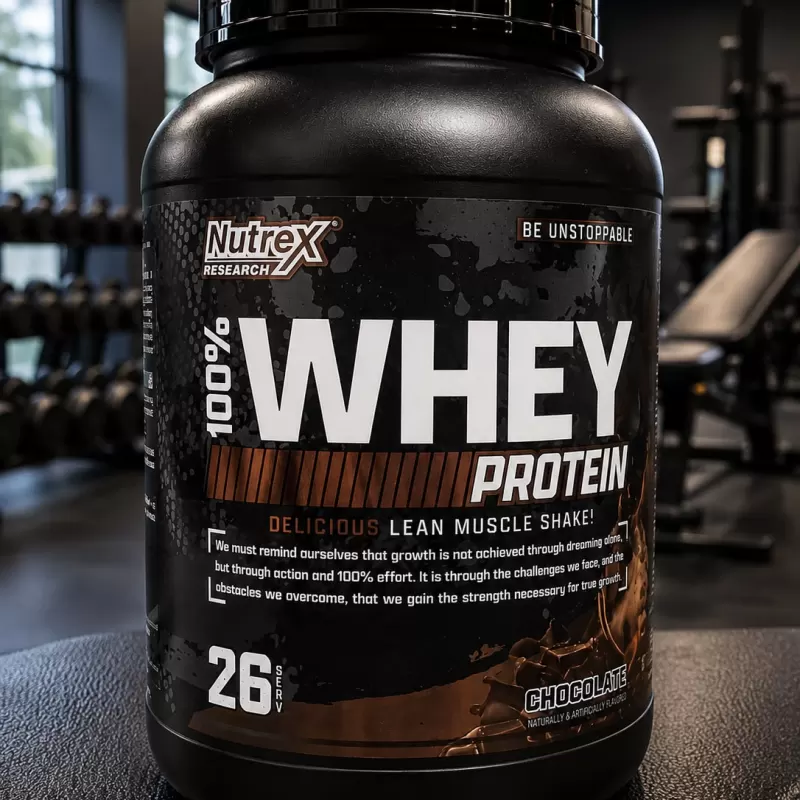 NUTREX 100% WHEY CHOCOLATE 2 LB / 26 SERVIDAS