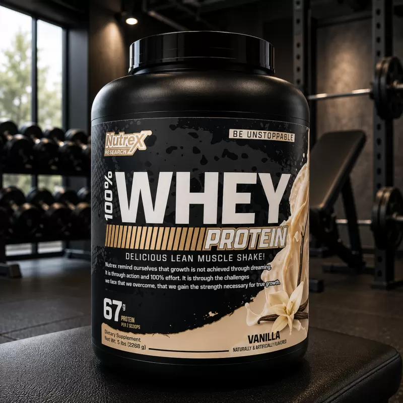 NUTREX 100% WHEY VANILLA 5 LB