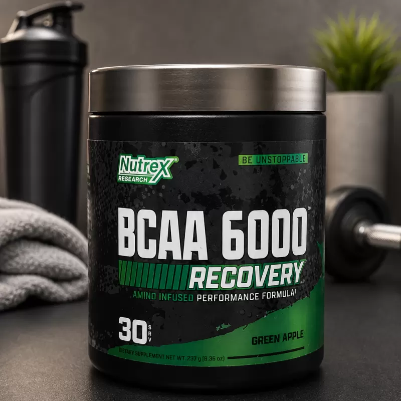 NUTREX BCAA 6000 GREEN APPLE 30 SERVIDAS