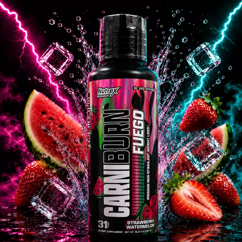 NUTREX CARNIBURN STRAWBERRY WATERMELON 31 SERVIDAS