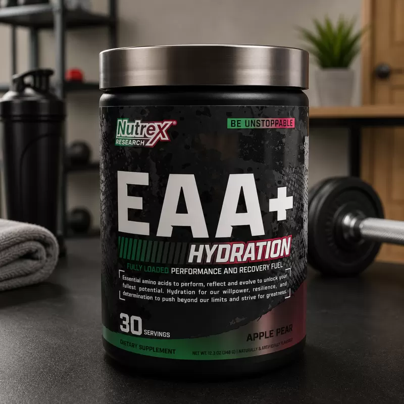 NUTREX EAA + HYDRATION APPLE PEAR 30 SERVIDAS