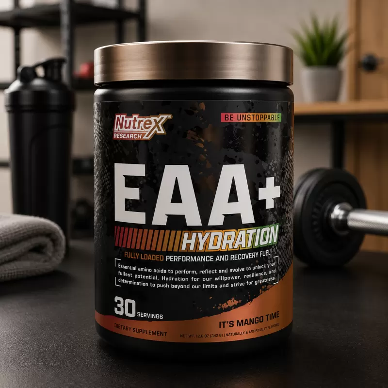 NUTREX EAA + HYDRATION IT’S MANGO TIME 30 SERVIDAS