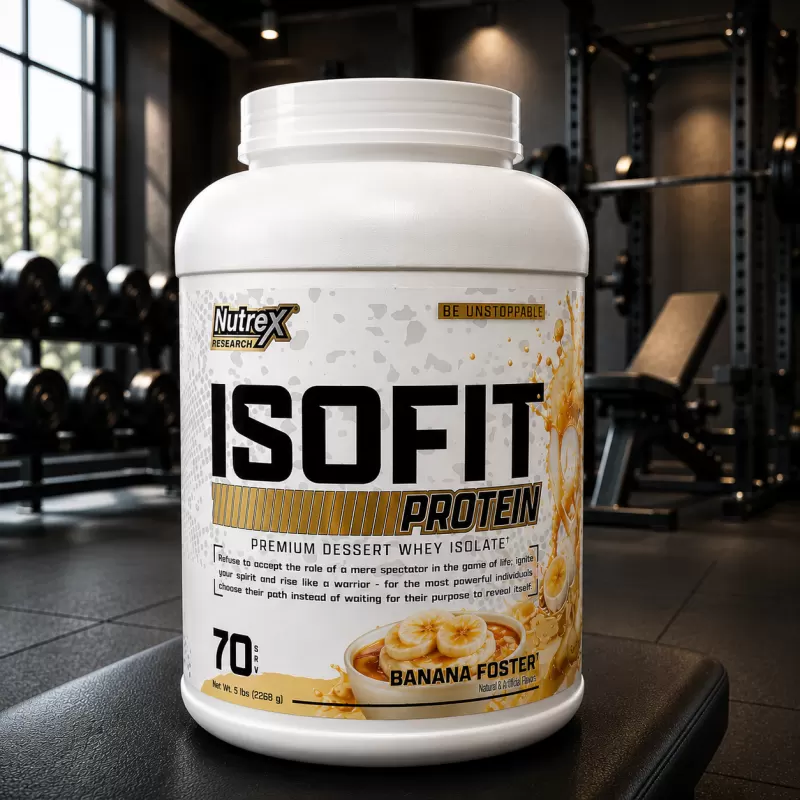 NUTREX ISOFIT BANANAS FOSTER 70 SERVIDAS