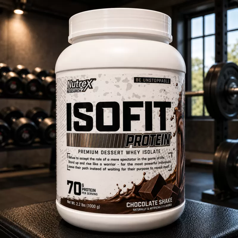 NUTREX ISOFIT CHOCOLATE SHAKE 70 SERVIDAS