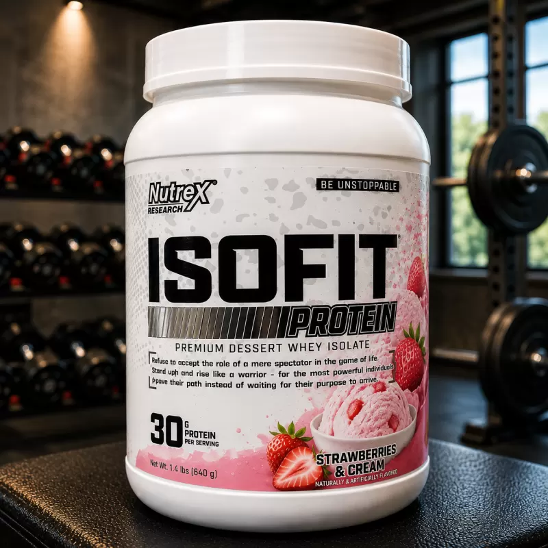 NUTREX ISOFIT STRAWBERRIES & CREAM 30 SERVIDAS