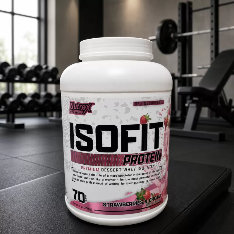 NUTREX ISOFIT STRAWBERRIES & CREAM 70 SERVIDAS