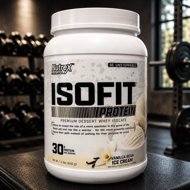 NUTREX ISOFIT VANILLA BEAN ICE CREAM 30 SERVIDAS