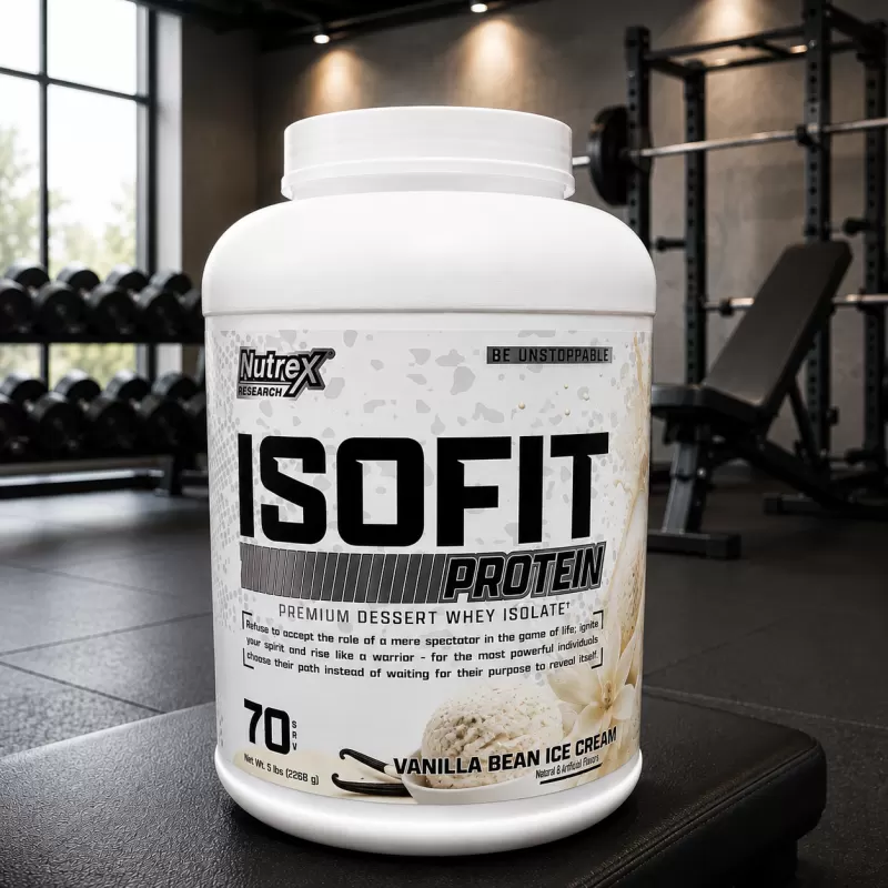 NUTREX ISOFIT VANILLA BEAN ICE CREAM 70 SERVIDAS