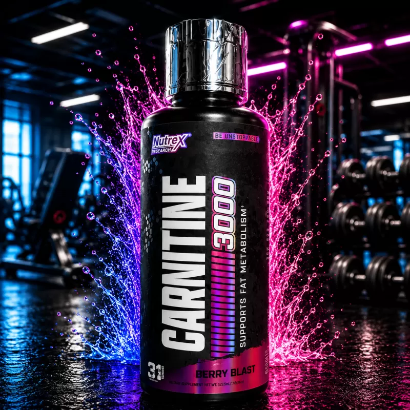 NUTREX LIQUID CARNITINE 3000 BERRY BLAST 31 SERVIDAS