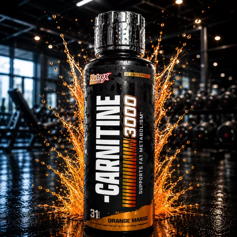 NUTREX LIQUID CARNITINE 3000 ORANGE MANGO 31 SERVIDAS