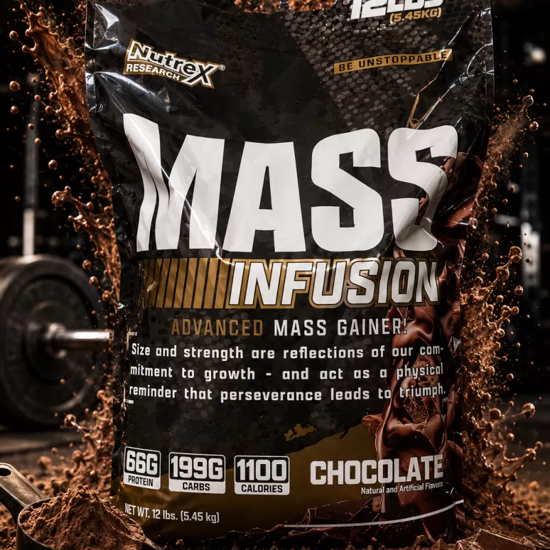 NUTREX MASS INFUSION CHOCOLATE 19 SERVIDAS