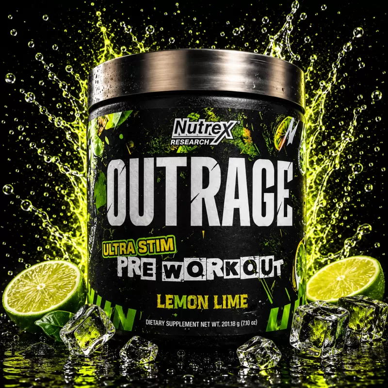 NUTREX OUTRAGE LEMON LIME 30 SERVIDAS