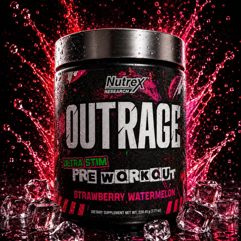 NUTREX OUTRAGE STRAWBERRY WATERMELON 30 SERVIDAS
