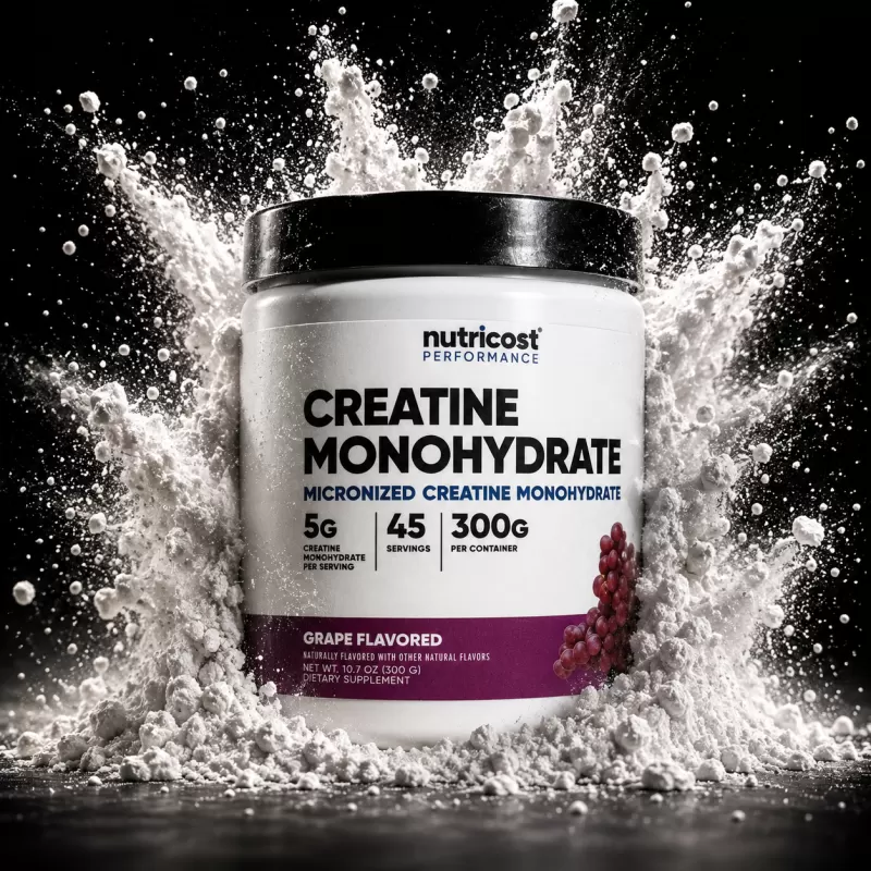 NUTRICOST CREATINA MONOHIDRATADAGRAPE 45 SERVIDAS