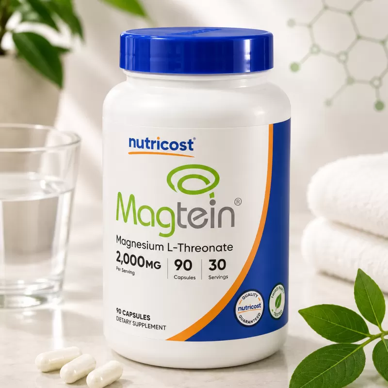 NUTRICOST MAGTEIN MAGNESIUM L-THREONATE 90 TABLETS