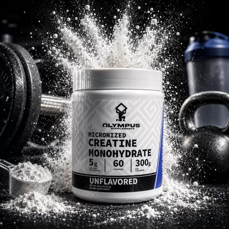 OLYMPUS SUPPLEMENTS CREATINA MONOHIDRATADA SIN SABOR 300G / 60 SERVIDAS
