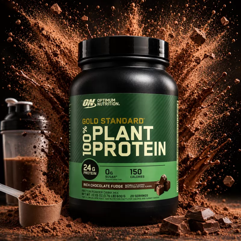 OPTIMUM NUTRITION 100 PLANT PROTEIN CHOCOLATE 20 SERVIDAS
