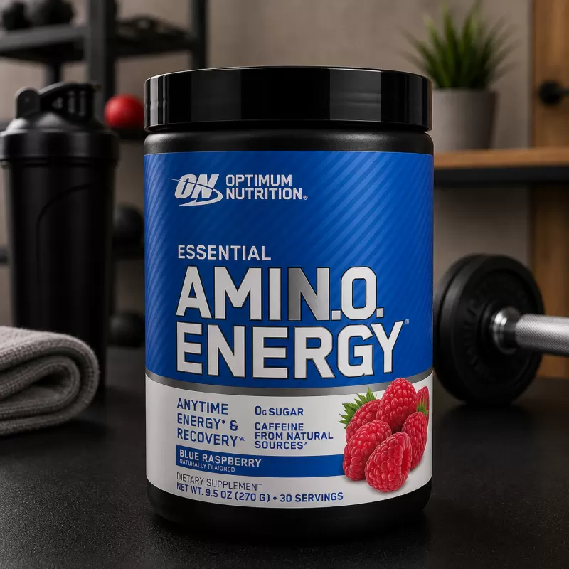 OPTIMUM NUTRITION AMINO ENERGY BLUE RASPBERRY 30 SERVIDAS
